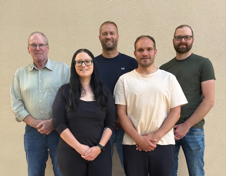 HWG Büddenstedt (v.l.n.r.): Uwe Lickfett, Rebecca Börner-Pach, Andreas Schlüter, Florian Achilles, Desmond Priebe
