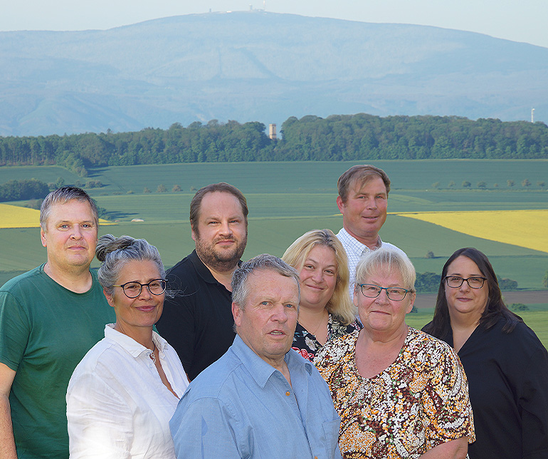 UWG Heeseberg (v.l.n.r.): Thomas Meyer, Simone Seiboth, Martin Labza, Henning Johns, Dagmar Isensee, Hermann-Christopher Siemann, Gabriele Labza, Concetta Brandes